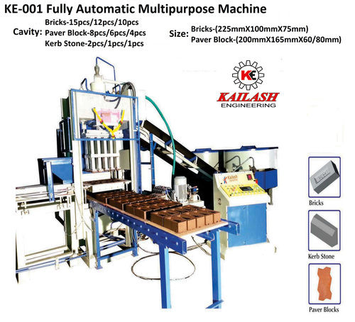 Automatic Fly Ash Brick Machine - Vibration Type: Platform Vibration