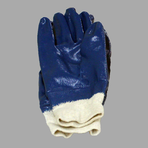 Nitrile Safety Gloves - Nitrile Material, Various Sizes, Blue and Cream Colors | Durable with High Tear Strength, Lightweight, Comfortable Fit