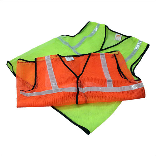 Safety Jacket - Fluorescent Fabric, Available in Various Sizes and Colors, Durable, Lightweight, Seamless Finish, 12-Month Warranty