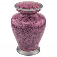 Marbled Pink Jasper Cremation Urn