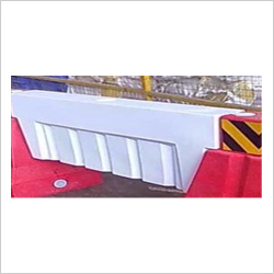ROAD BARRIER CONNECTOR 1400MM - Plastic, 1400mm, White | Secure Connection, Durable Design, Easy Installation, Enhanced Safety