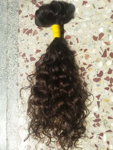 Brown Single Drawn Curly