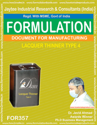 Thinners Manufacturing Formula's