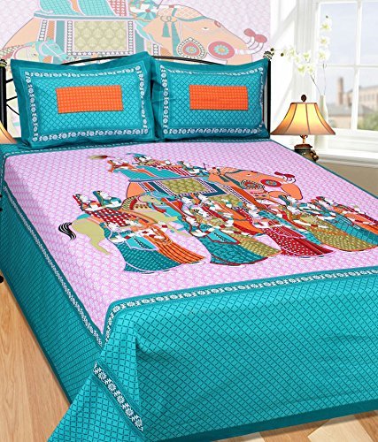 Jaipuri Print Bed Sheet