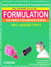 Nail Related Cosmetic Products Formulations
