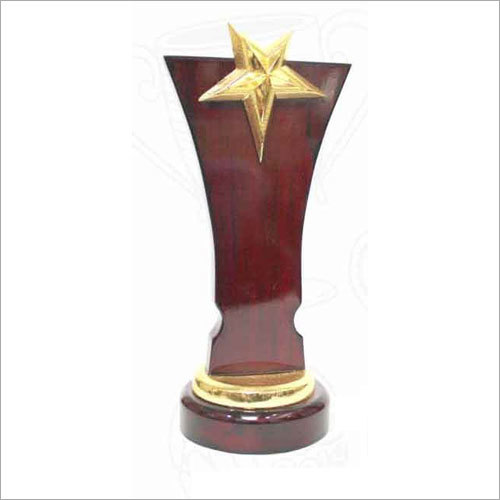 Star Wooden Trophy