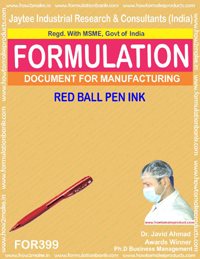 Inks Manufacturing Formulations