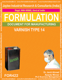 Varnish Type 14 - Formula 422 Document File, Instant Downloadable E-Book with Automated Email Delivery