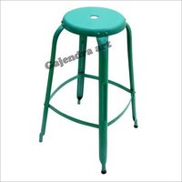 Gajendra Art Iron Round Bar Stool