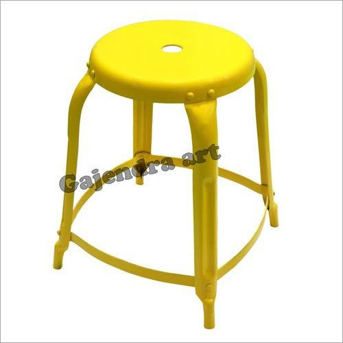 Gajendra Art Iron Round Stool