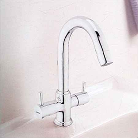 Centre Hole Basin Mixer - Stainless Steel, 20-50 Inch Round | Features Aluminum and Brass Components for Durable Performance