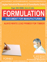 Alkyd white lead primer for timber