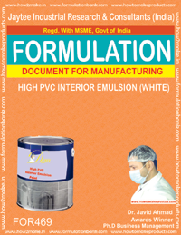 High PVC Masonry Paint - High-Quality Formula No 469, Instant Downloadable E-Book Guide
