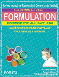 Paint Manufacturing Formulations