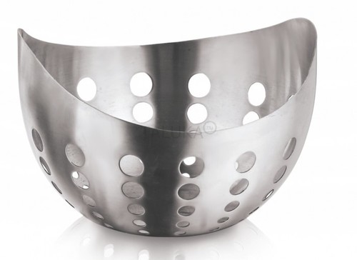 Stainless Steel Serving Basket - 9" Inch Silver | Versatile Colander for Draining Fruits and Vegetables Perfect for Serving Elegantly