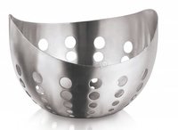 Stainless Steel Serving Basket - 9" Inch, Silver | Versatile Colander For Draining Fruits And Vegetables, Perfect For Serving Elegantly