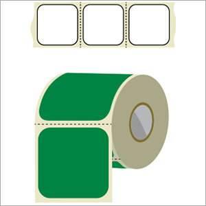 Perforation Labels - Paper, Variable Size, Green | Permanent Adhesive, Easy Peel, Matte Finish, Durable, Customizable