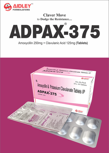 Amoxycillin 250mg + Clavulanic Acid  125mg Tablets