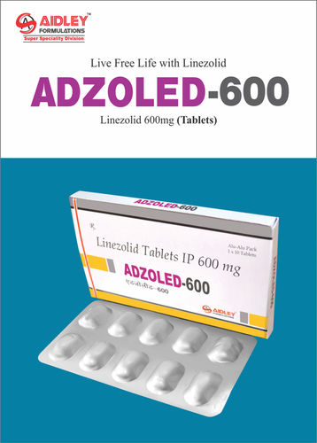 Tablets Adzoled-600 (Linezolid 600Mg)Tablets