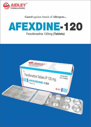 Fexofinadine HCI. 120mg Tablets