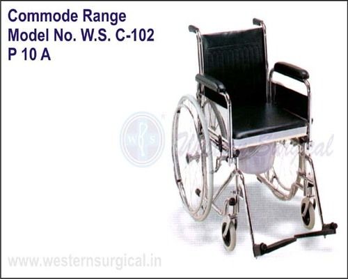 WHEEL CHAIR (COMMODE RANGE)