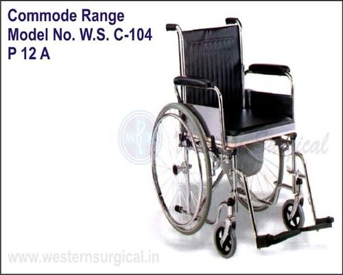 WHEEL CHAIR (COMMODE RANGE)