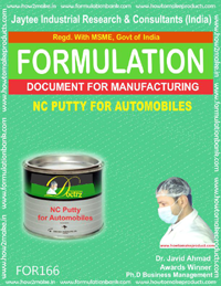 NC Putty Formula - Comprehensive Formulation and Manufacturing Process Document | Instant Downloadable E-Book for Automotive Applications