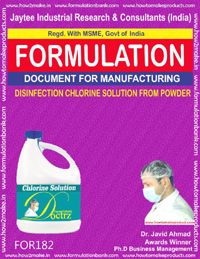 Disinfection Chlorine Solution Powder - Comprehensive Formula Document | Instant Email Delivery, User-Friendly Download Process