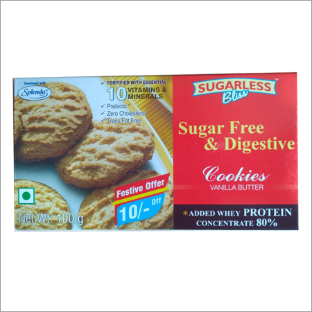Sugar Free Cookies Vanilla Butter Flavor