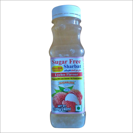 Sugar Free Lychee Flavor Sharbat