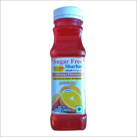 Sugar Free Orange Flavor Sharbat