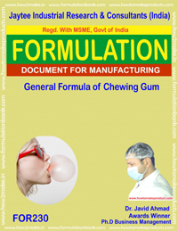 E Books Formula Recipe General Chewing Gum Making