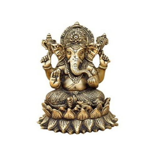 Ganesh Brass Statue By THE DREAMY DESIGNS