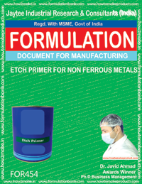 Etch Primer for Non Ferrous Metals - Formulation 454 | Downloadable E-Book with Instant Delivery Includes Payment Instructions