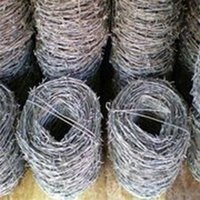 Galvanized Barbed Iron Wire - Galvanized Iron, Various Diameters, Multiple Gauges | Durable, High Tensile Strength, Rust Resistant, Versatile, Secure Fencing, Easy Installation