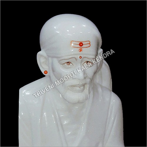 White Marble Sai Baba Statue