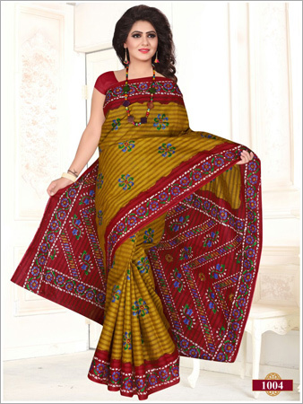 Block Printed Cotton Sarees