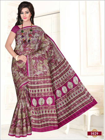 Block Printed Cotton Sarees