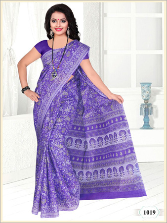 Printed Cotton Modern Sarees