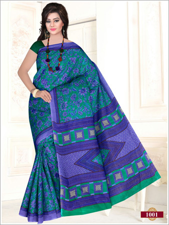 Block Printed Fancy Sarees