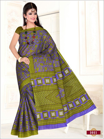 Cotton Kalamkari Printed Fancy Saree