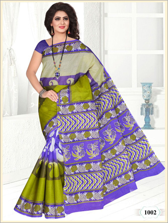 Designer Cotton Modern Sarees