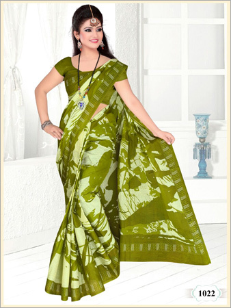 Hand Block Printed Casual Saree