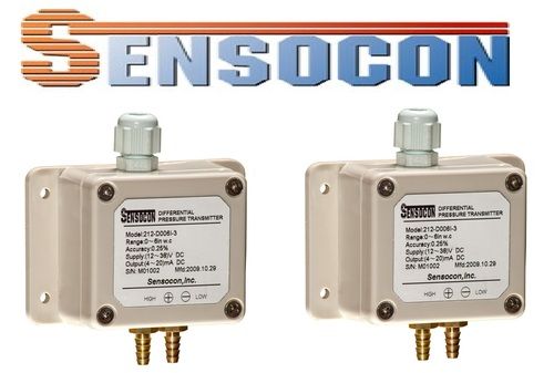 Sensocon USA 212-D005P-3 Differential Pressure Transmitter