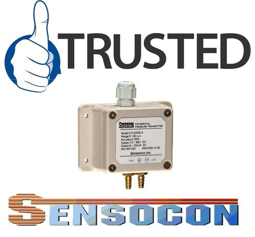 Sensocon USA 212-D010P-3 Differential Pressure Transmitter