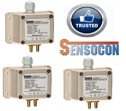 Sensocon USA 212-D020I-3 Differential Pressure Transmitter