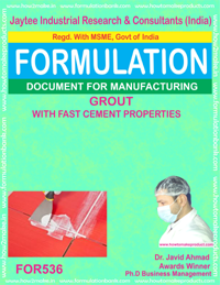 Construction Chemical Production Formulations