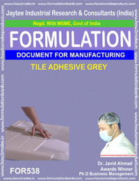Construction Chemical Production Formulations