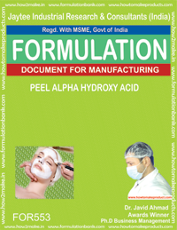 Alpha Hydroxy Acid - Formula No 553 Document File for Instant Delivery | E-Book with Automated Download Link After Payment
