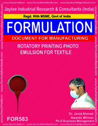 Rotatory Printing Photo Emulsion For Textiles